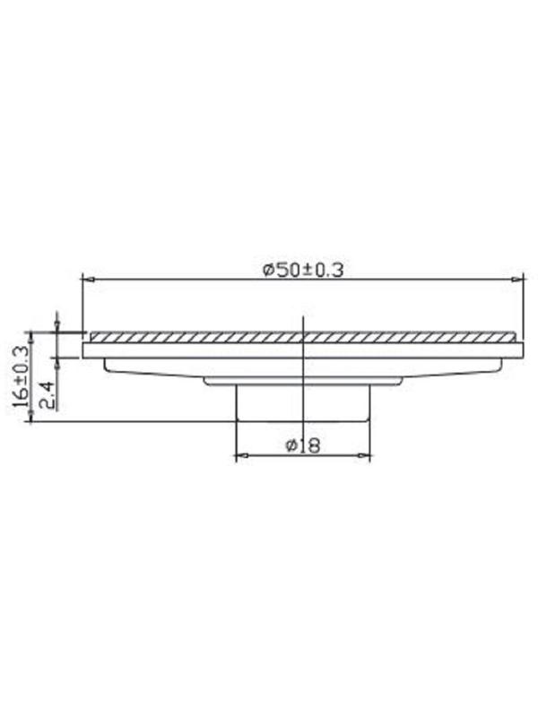 Динамик VOISE 6512 V дин 50x13\ 4\1,0\мет/бум\2L50\VS50160R4F4 (10шт/уп)
