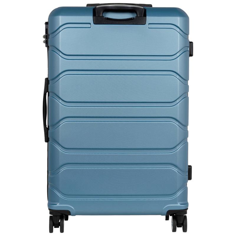 Чемодан РР5631 (3-ой) Blue синий (24) пластик ABS средний