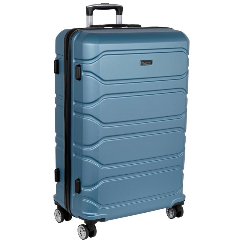 Чемодан РР5631 (3-ой) Blue синий (24) пластик ABS средний