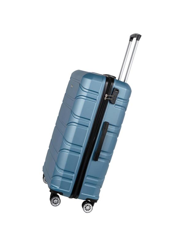 Чемодан РР5631 (3-ой) Blue синий (24) пластик ABS средний