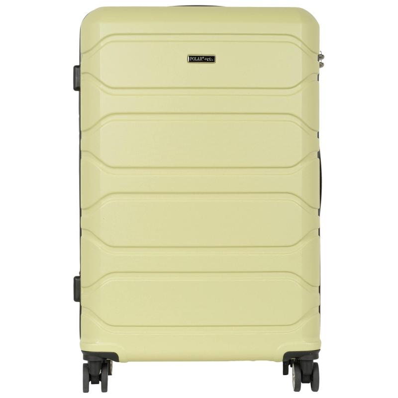 Чемодан РР5631 (3-ой) Green зеленый (28) пластик ABS большой