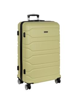 Чемодан РР5631 (3-ой) Green зеленый (28) пластик ABS большой