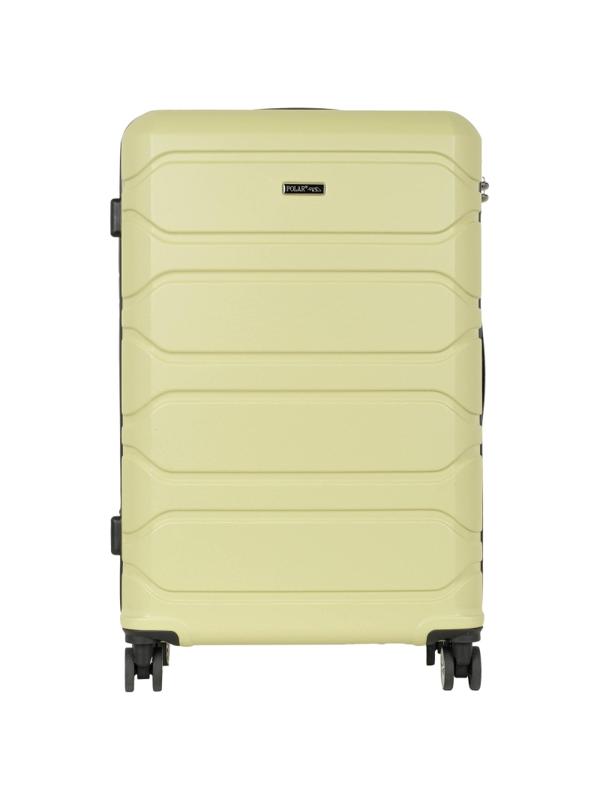 Чемодан РР5631 (3-ой) Green зеленый (28) пластик ABS большой