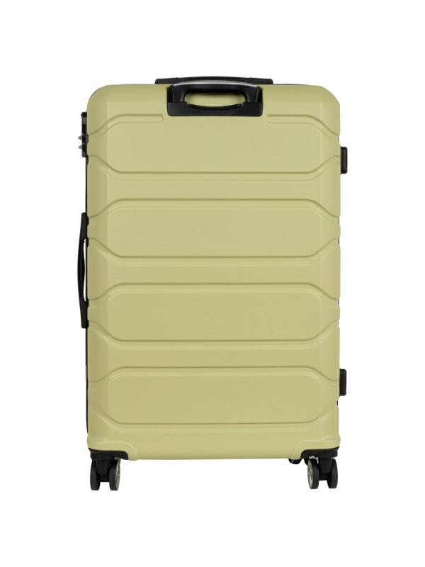 Чемодан РР5631 (3-ой) Green зеленый (28) пластик ABS большой