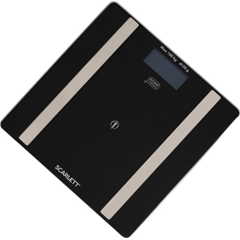 Весы напольные диагностические SCARLETT SC-BS33ED110, 180кг, черный