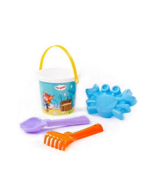 Песочный набор Три кота №8 (4 предмета), в ассорт.