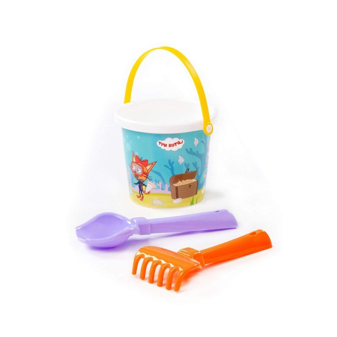 Песочный набор Три кота №7 (3 предмета), в ассорт.