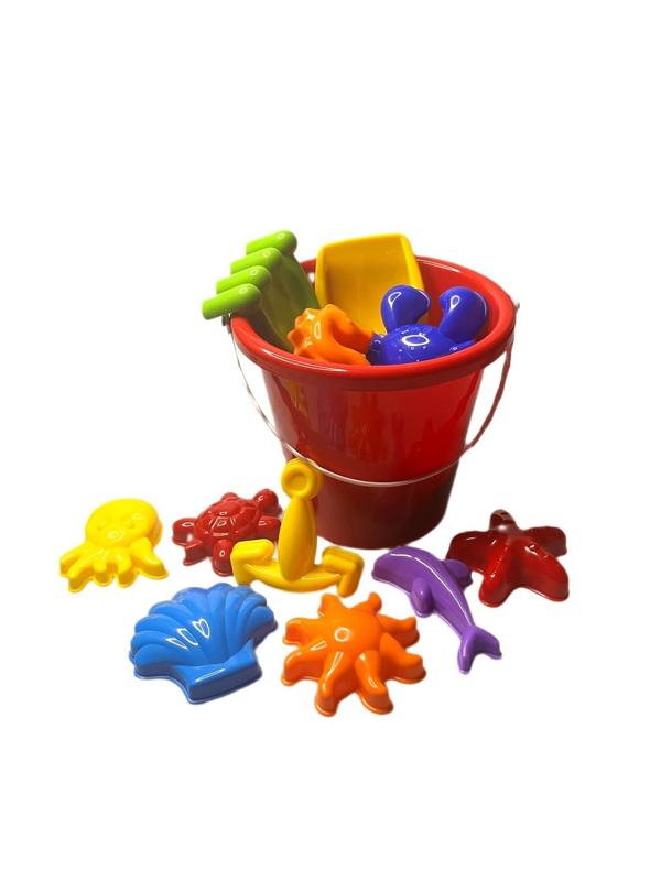 Песочный набор №61 (15 предметов), в ассорт.