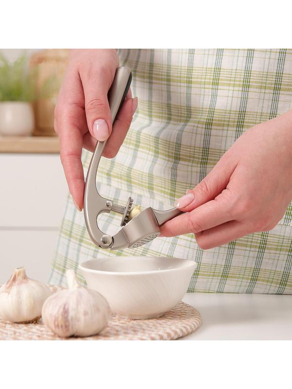 Пресс для чеснока Доляна «Идея», 16,5 см