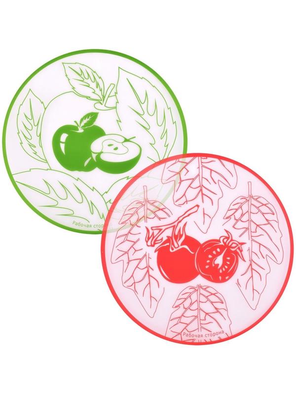 Доска кулинарная D30см МИКС