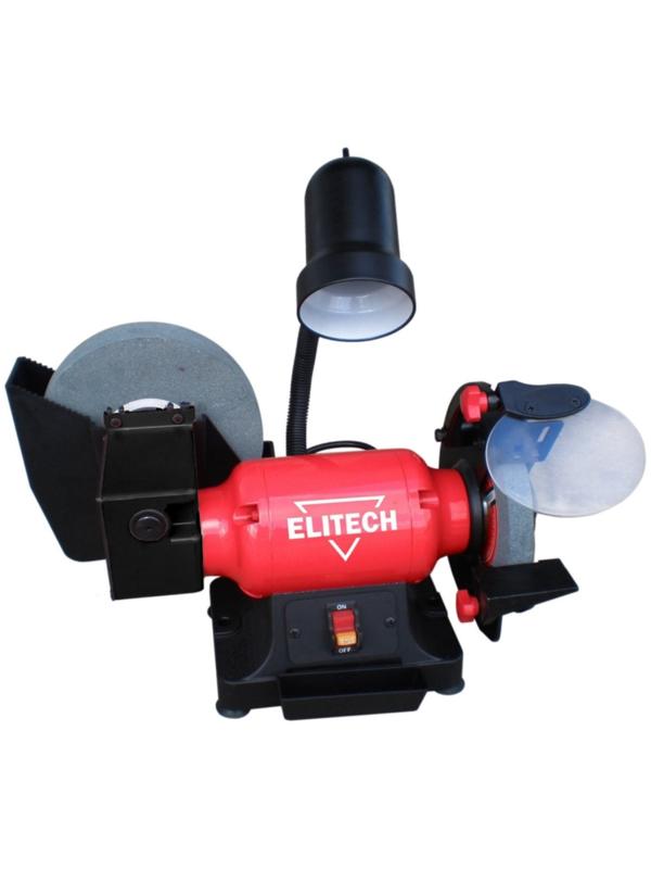 Станок точильный Elitech СТ 300 МС, 300 Вт, 2850/130 об/мин, 200х40х20 мм, 220 В