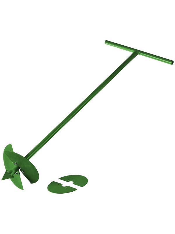 Бур садовый ручной, со сменными ножами: d = 150 мм, d = 200 мм, L = 1 м