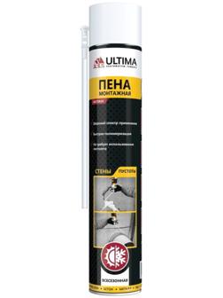 Пена монтажная Ultima UDFUF00003, всесезонная, 700 мл, до 45 л