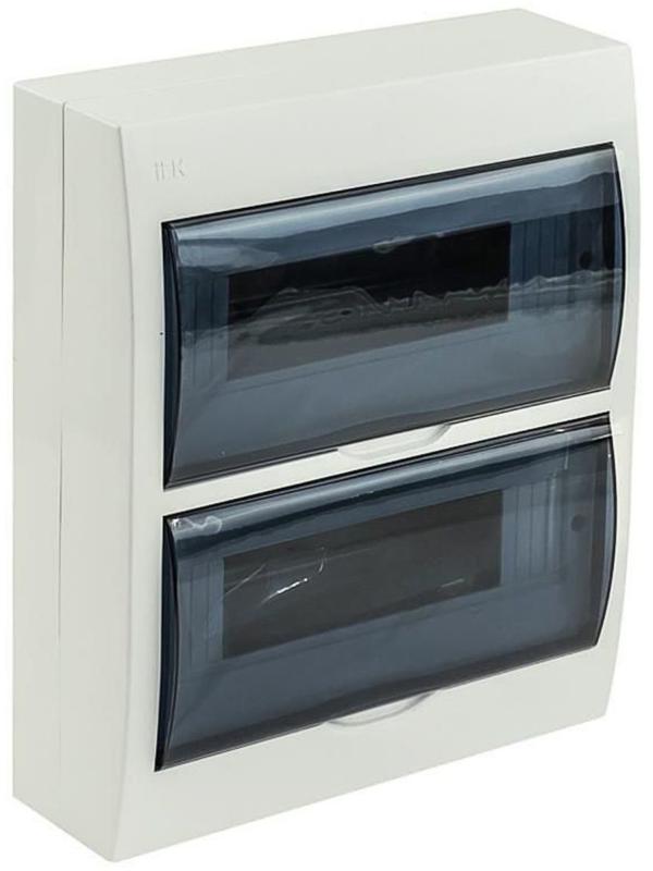 Бокс IEK ЩРН-П-24 (MKP12-N-24-40-10), накладной, пластик, IP41, на 24 мод.