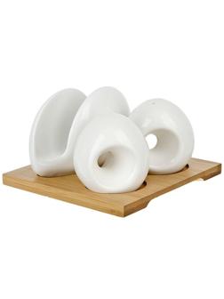 Набор для специй сол./ пер./салф.  Naturel 13,5х13,5х8см. 2631044