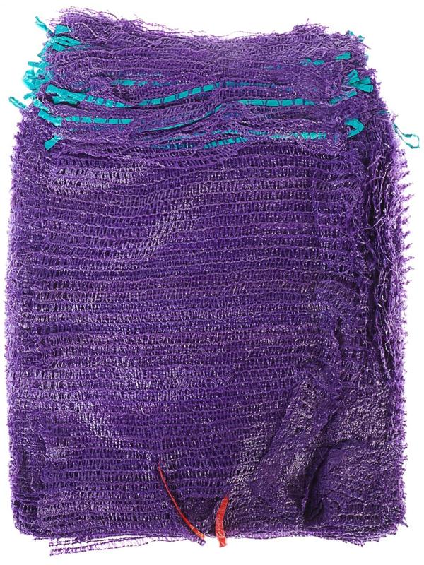 Сетка овощная с ручками, фиолетовая, 30 х 47 см, 8 кг