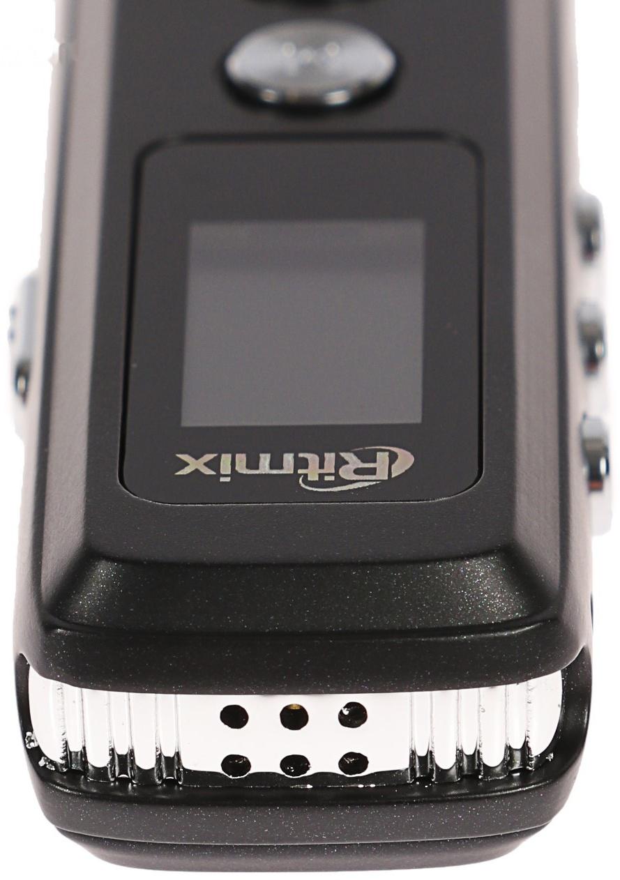 Диктофон Ritmix RR-120 4GB, MP3/WAV, дисплей, металл корпус, черный