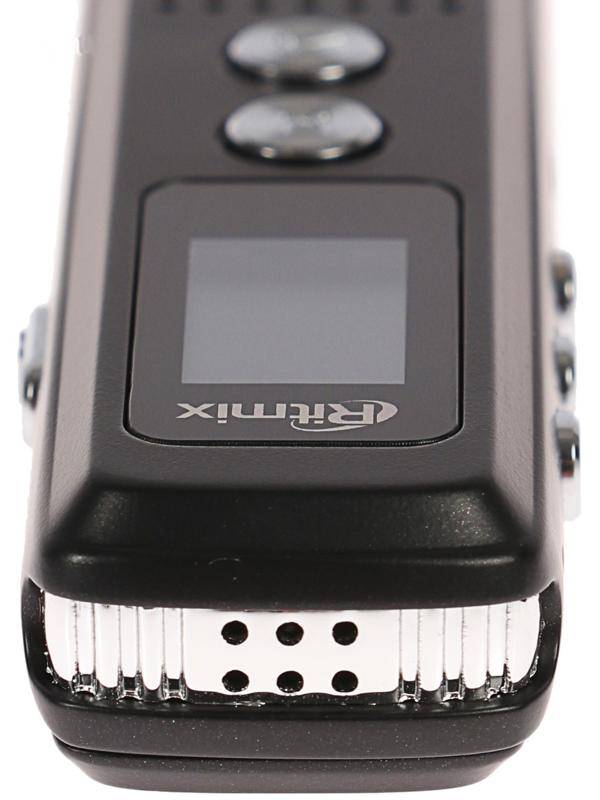 Диктофон Ritmix RR-120 8GB, MP3/WAV, дисплей, металл корпус, черный