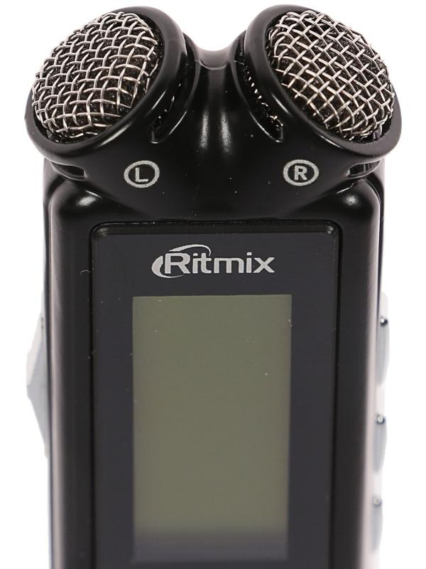 Диктофон Ritmix RR-145 8GB, MP3/WAV, дисплей, металл корпус, черный