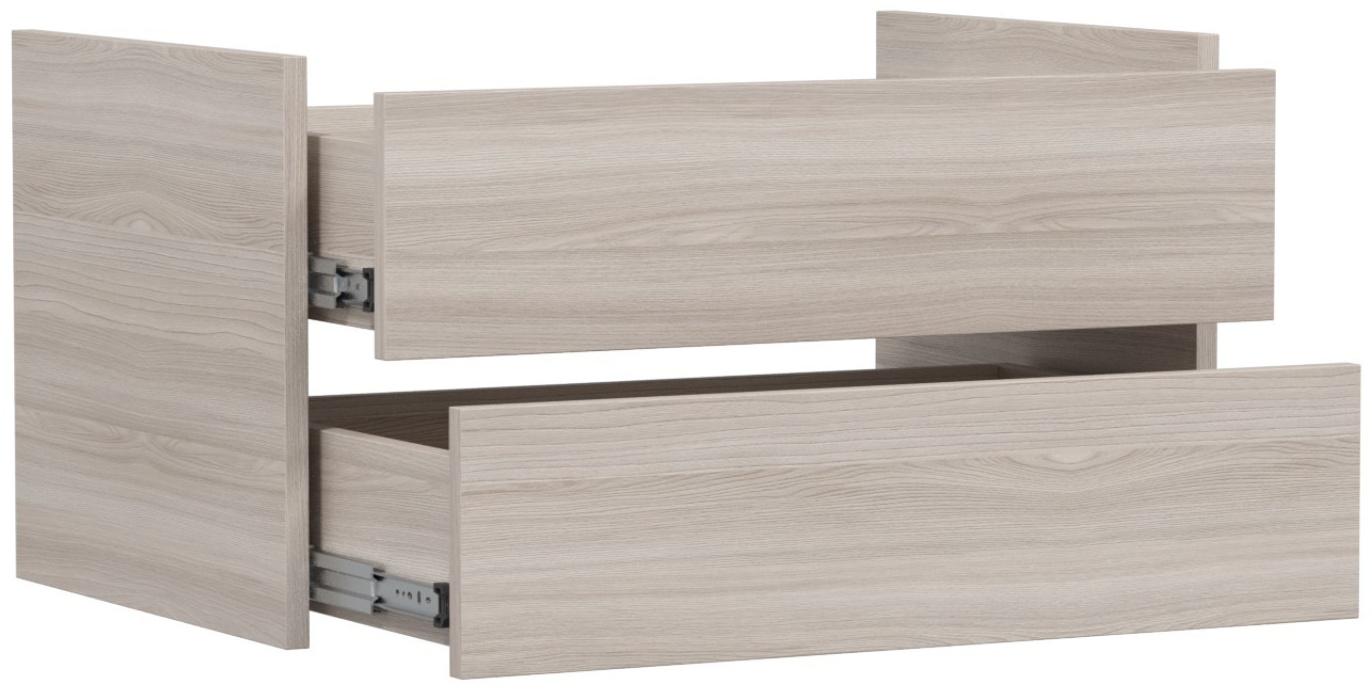 Блок ящиков для шкафов-купе 1400 × 600 мм и 2100 × 600 мм, цвет ясень шимо светлый