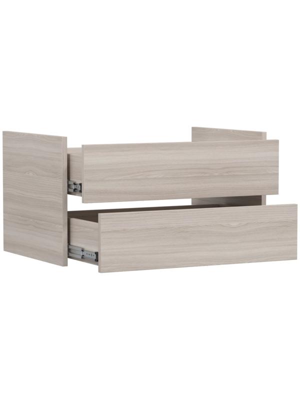 Блок ящиков для шкафов-купе 1400 × 600 мм и 2100 × 600 мм, цвет ясень шимо светлый