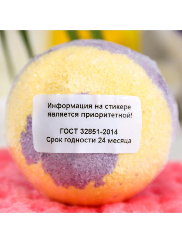 Бомбочка для ванн L'Cosmetics «Ночь Клеопатры» с пеной, 130 г