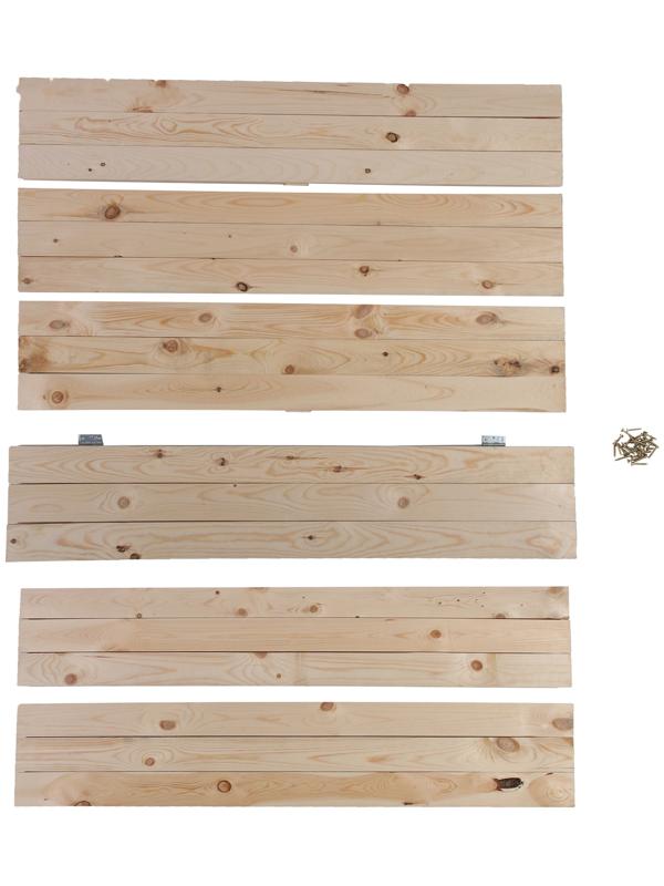 Песочница детская деревянная, без крышки, 150 × 150 × 30 см, с ящиком для игрушек, сосна, Greengo