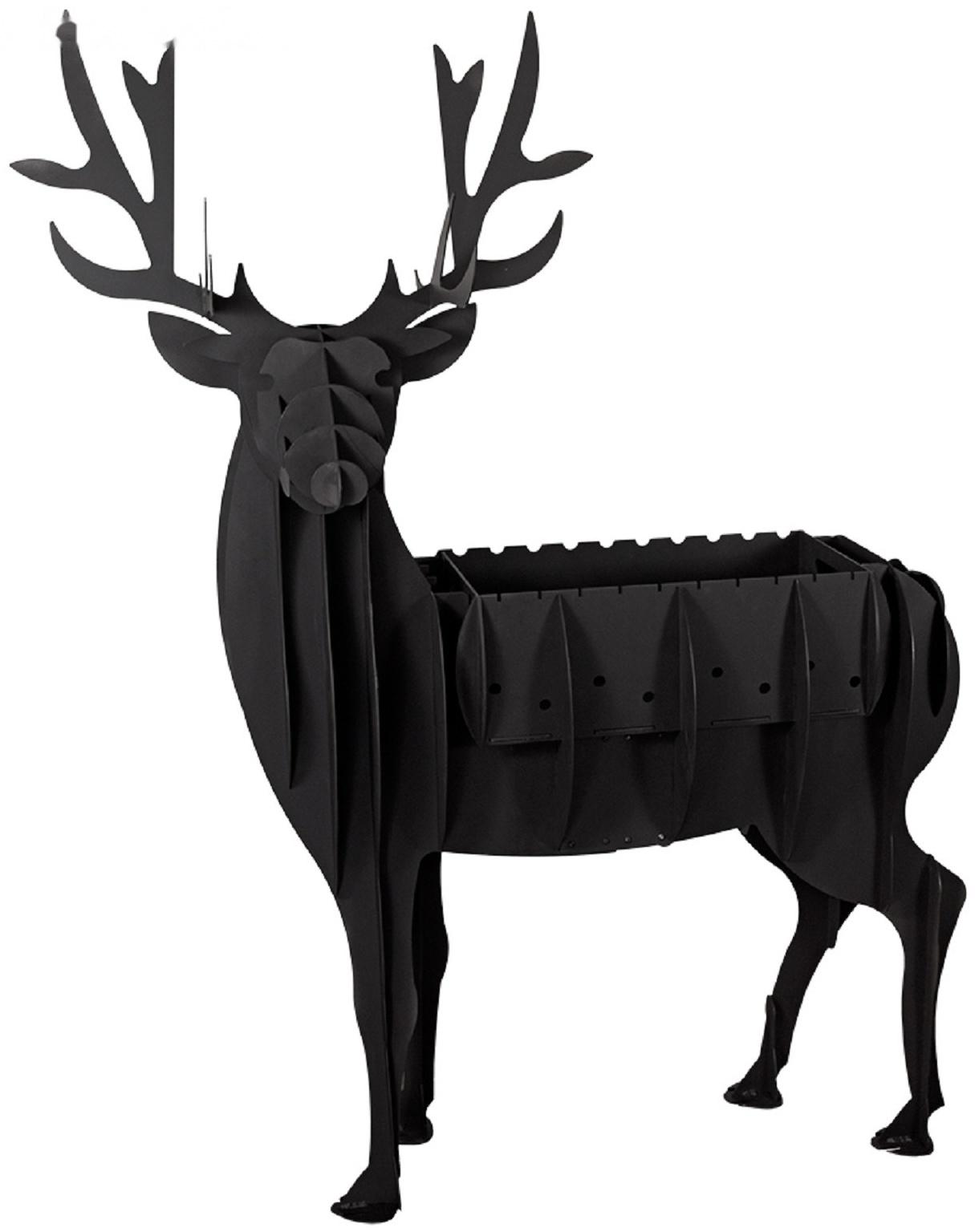 Мангал BOYSCOUT «Олень» стационарный, 120х80х150 см