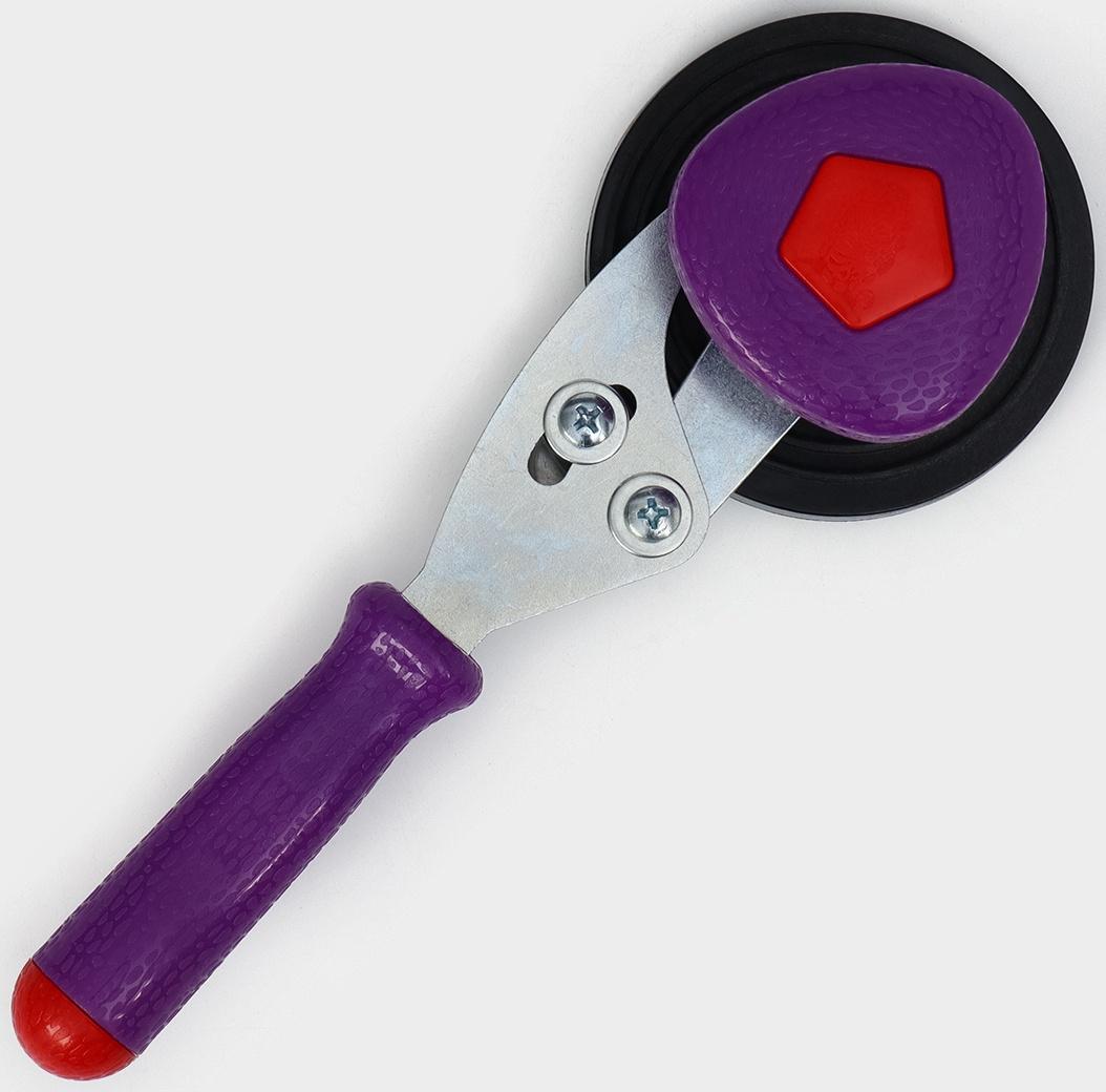 Закаточная машинка «Москвичка», ручная, винтовая, цвет красный