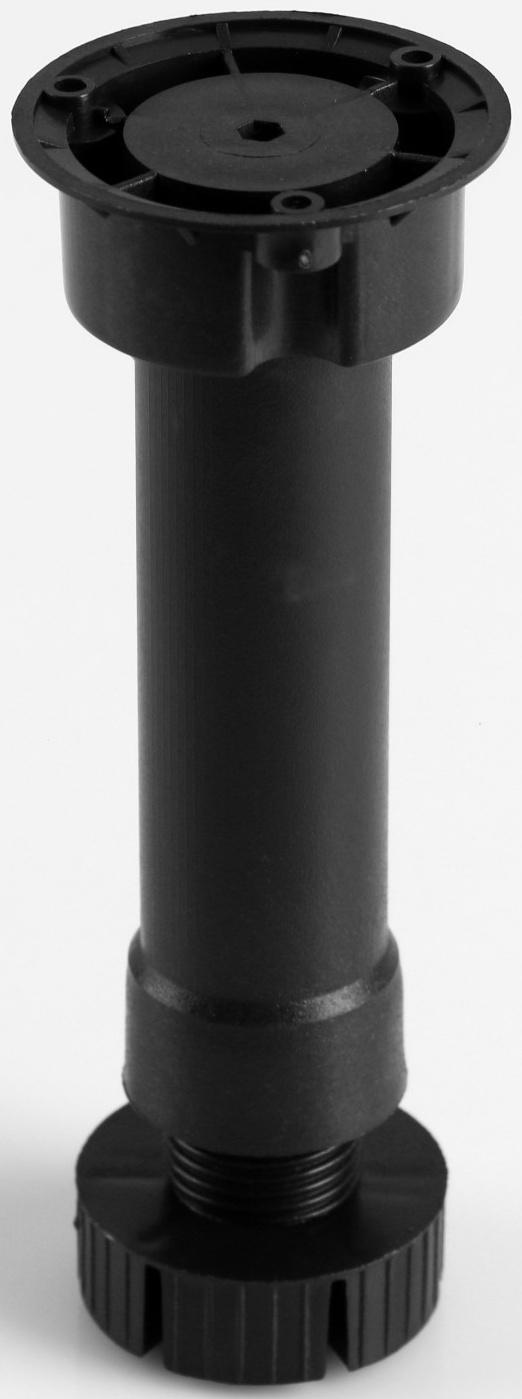 Опора регулируемая разборная 130-150 мм, Черная