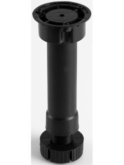 Опора регулируемая разборная 130-150 мм, Черная