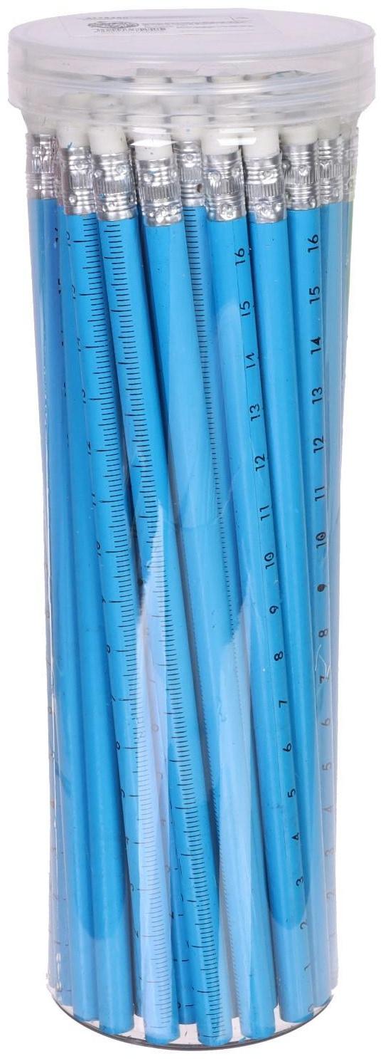 Карандаш чёрнографитный с ластиком 