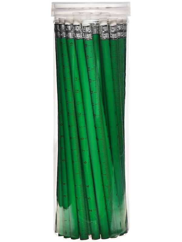 Карандаш чёрнографитный с ластиком 