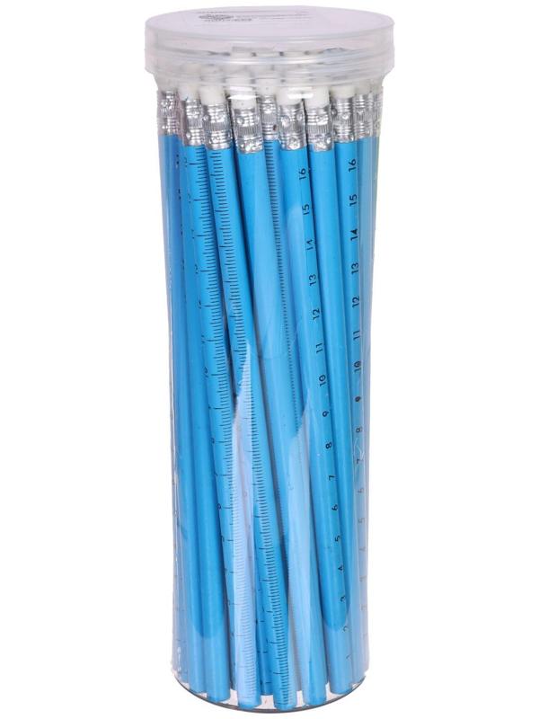 Карандаш чёрнографитный с ластиком 