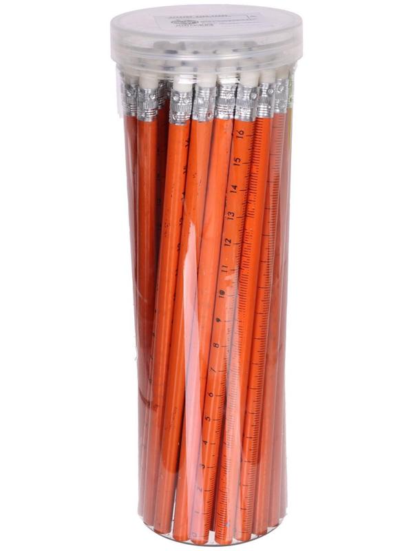 Карандаш чёрнографитный с ластиком 