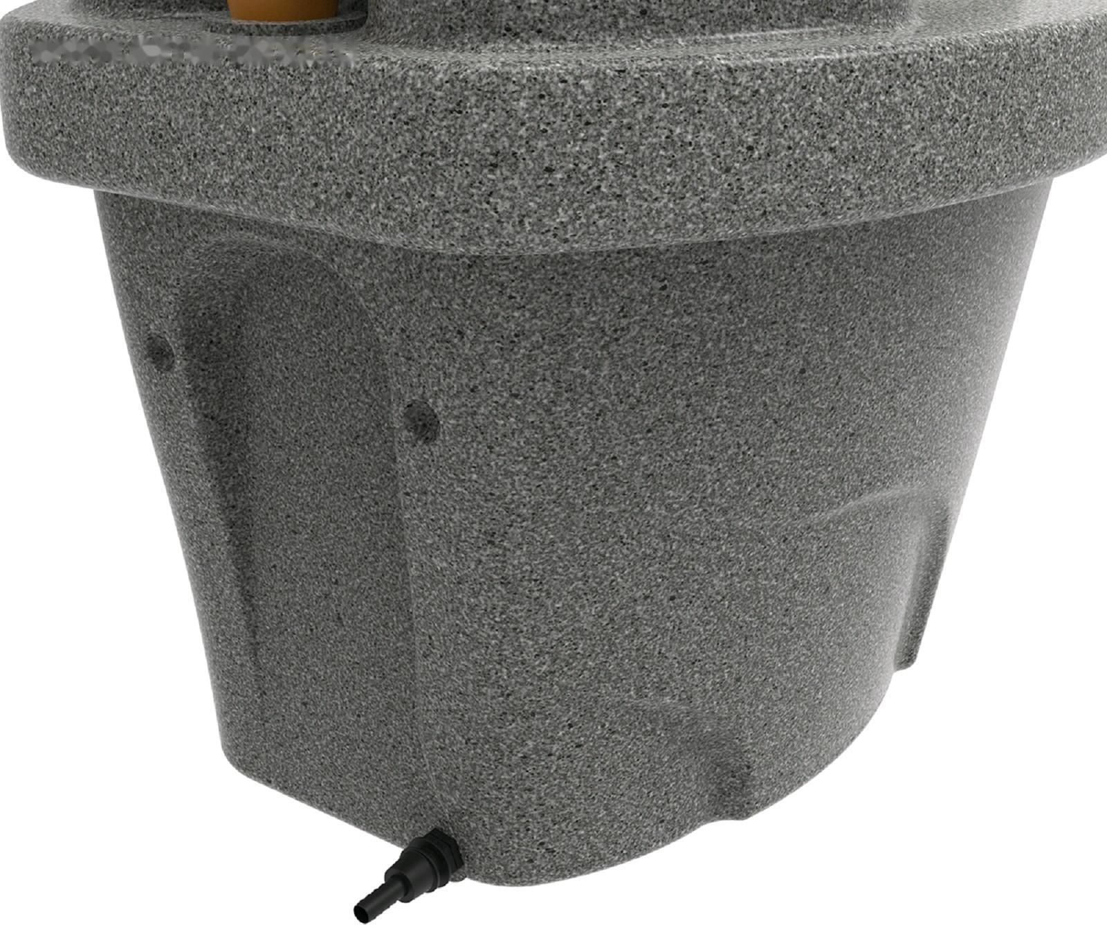 Биотуалет торфяной, 100 л, с ведром, бак 30 л, вентиляцией и дренажом, серый, «Rostok»