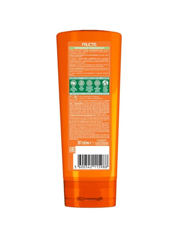 Бальзам - ополаскиватель Garnier Fructis SOS Восстановление , 387мл