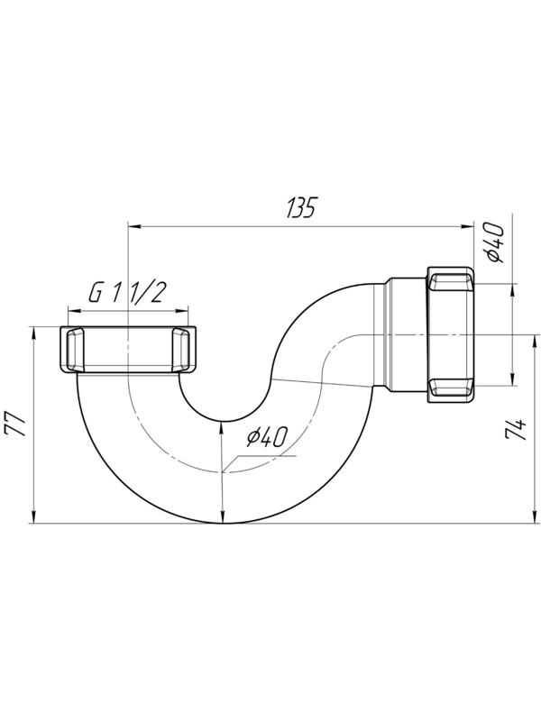 Сифон для душевого поддона 