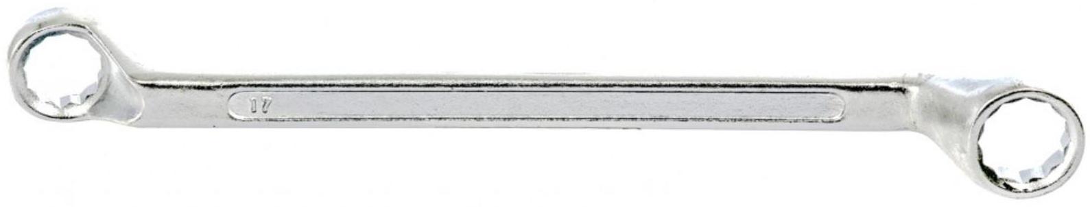 Ключ накидной коленчатый Sparta 147615, хромированный, 17 х 19 мм