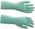 Перчатки латексные многоразовые, M, зелёные