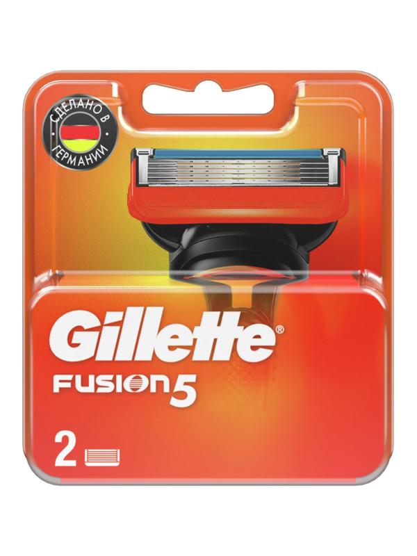 Сменные кассеты для бритья Gillette FUSION  2шт