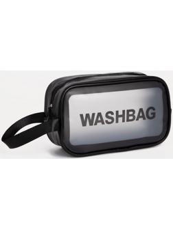 Косметичка на молнии, цвет чёрный