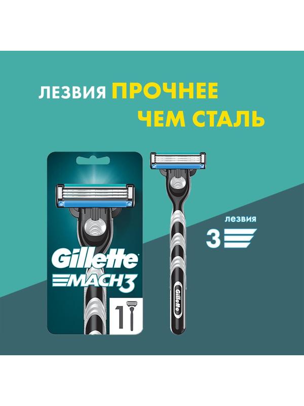 Бритва Gillette MACH3 + 1 кассета