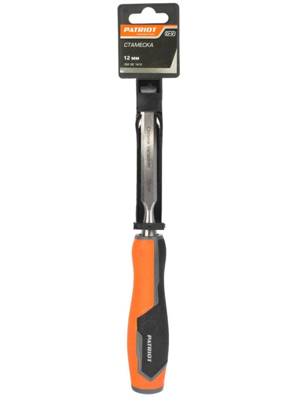 Стамеска PATRIOT, CrV, режущая часть 12 мм