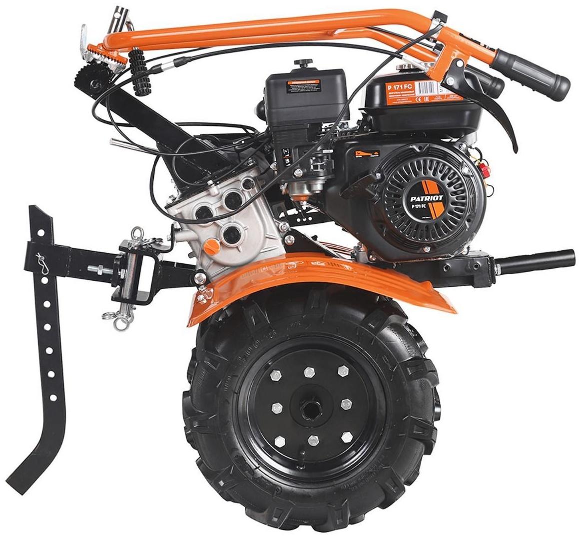 Бензиновый мотоблок PATRIOT КАЛУГА, 5.15 кВт, 7 л/с,  вспашка 30х90 см, 2-12 км/ч