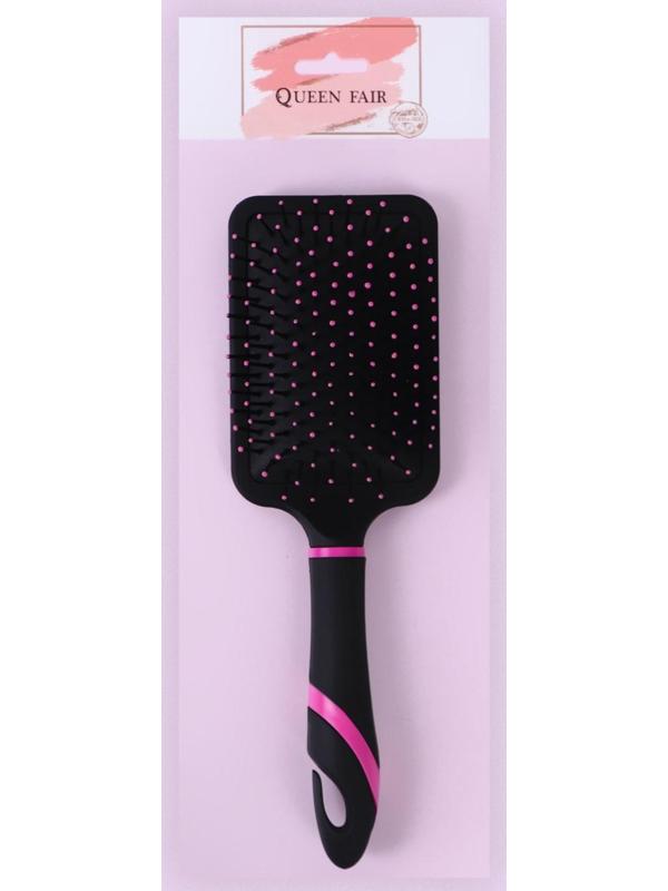 Расчёска массажная, широкая, 8 × 26 см, цвет МИКС