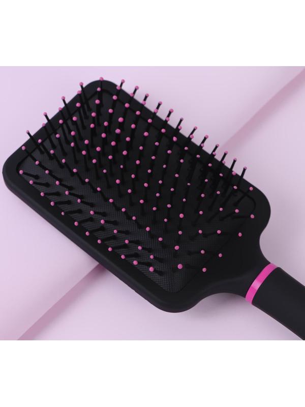 Расчёска массажная, широкая, 8 × 26 см, цвет МИКС