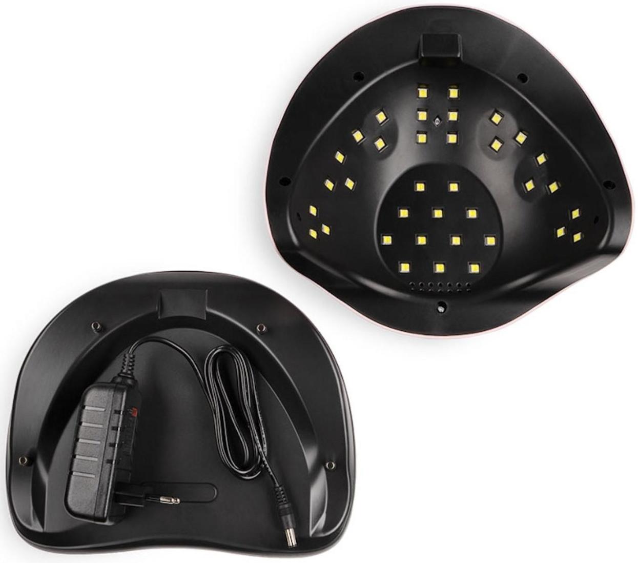 Лампа для гель-лака TNL Easy Pro, UV/LED, 120 Вт, 36 диодов, таймер 10/30/60 сек, розовая