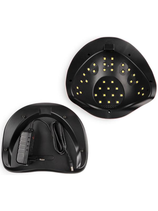 Лампа для гель-лака TNL Easy Pro, UV/LED, 120 Вт, 36 диодов, таймер 10/30/60 сек, розовая