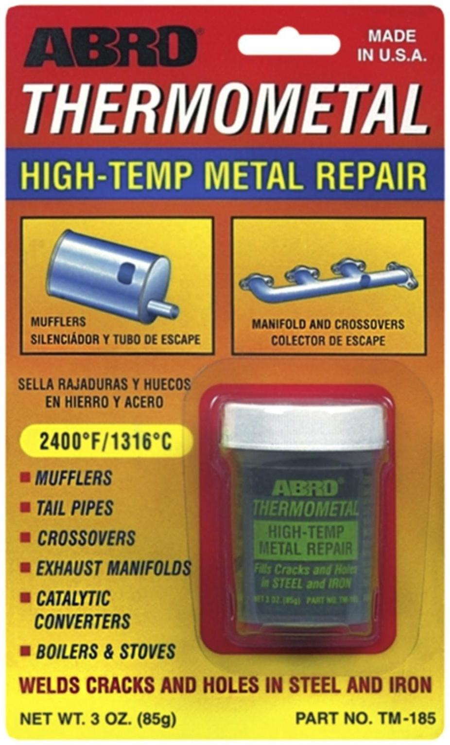 Холодная сварка - Термометалл ABRO, высокотемпературная, до 1316°С, 85 г